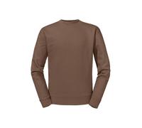RUSSELL Mens Plain Authentic Polycotton Set-in Sweatshirt Pullover