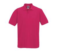 Russell Men's Plain Classic Fit Style Cotton Polo Shirt