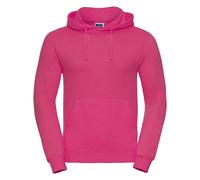 Russell Men's Plain Hoodie in Fuchsia | Size: XL Russell Fuchsia XL