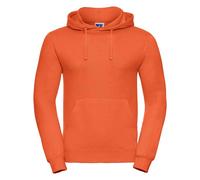 Russell Men's Plain Hoodie in Orange | Size: Small Russell Orange S