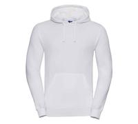Russell Men's Plain Orange Hoodie in White | Size: 2XL Russell White 2XL