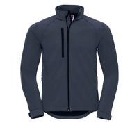 Russell Athletic Mens Plain Soft Shell Jacket (French Navy) - Size Small