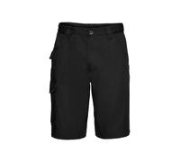 RUSSELL Men's Polycotton Cargo Pocket & Comfortable fit Twill Shorts