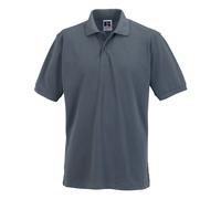 (XXL, Convoy Grey) Russell Mens Polycotton Pique Hardwearing Polo Shirt