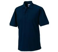 Russell Mens Polycotton Pique Hardwearing Polo Shirt PC6425