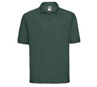 (XXL, Bottle Green) Russell Mens Polycotton Pique Polo Shirt