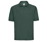 (XS, Bottle Green) Russell Mens Polycotton Pique Polo Shirt