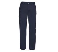 RUSSELL Mens Polycotton Twill Cargo Pocket Workwear Trousers Pants