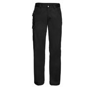 RUSSELL Mens Polycotton Twill Cargo Pocket Workwear Trousers Pants