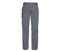 (30L, Convoy Grey) Russell Mens Polycotton Twill Work Trousers
