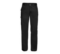 (40L, Black) Russell Mens Polycotton Twill Work Trousers