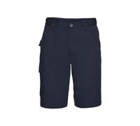 (38R, French Navy) Russell Mens Polycotton Work Shorts