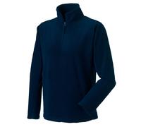 Russell Athletic Mens Quarter Zip Fleece Top (French Navy) - Size 2XL