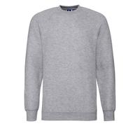 (L, Light Oxford) Russell Mens Raglan Sweatshirt