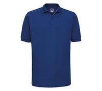 Russell Mens Ripple Collar & Cuff Short Sleeve Polo Shirt (XL) (Bright Royal)