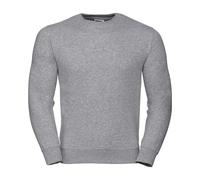 (XXL, Light Oxford) Russell Mens Set-in Sweatshirt
