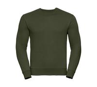Russell Men's Set-in Sweatshirt in Olive | Size: Large Russell Olive L