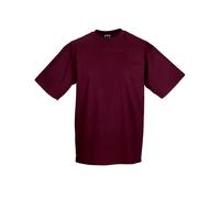 Russell Men's Short-Sleeved T-Shirt in Burgundy | Size: Medium Russell Burgundy M