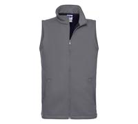 Russell Men's Smart Softshell Gilet 0R041M0 - Winter Wear Sleeveless Bodywarmer