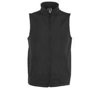 Russell Mens Smart Softshell Gilet Jacket (L) (Black)