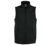 (XL, Black) Russell Mens Smart Softshell Gilet
