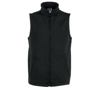 RUSSELL Mens Smart Softshell Gilet Water Repellent Sleeveless Bodywarmer R041M