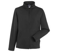 (XS, Black) Russell Mens Smart Softshell Jacket