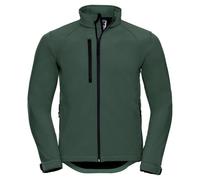 Russell Men's Soft Shell Jacket in Bottle Green | Size: XS Russell Bottle Green XS