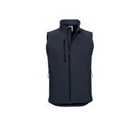 (M, French Navy) Russell Mens Softshell Gilet