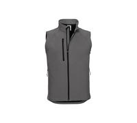 (L, Titanium) Russell Mens Softshell Gilet