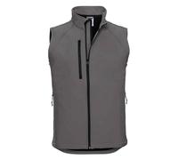 Russell Athletic Mens Softshell Gilet (Titanium) - Dark Grey - Size X-Small