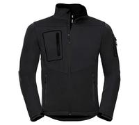 (XS, Black) Russell Mens Sports Soft Shell Jacket