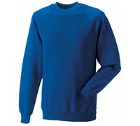(XXL, Bright Royal Blue) Russell Mens Spotshield Raglan Sweatshirt