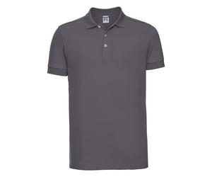 Russell Mens Stretch Plain Short Sleeve Polo Shirt/Top (10 C BC3257