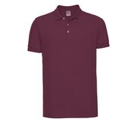 Russell Athletic Mens Stretch Short Sleeve Polo Shirt (Burgundy) - Size 3XL