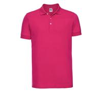 Russell Men's Stretch Polo Cotton Shirt 0R566M0 - Short Sleeve Collar Top Tee