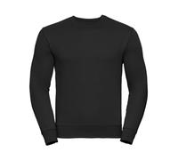 Russell Mens Sweatshirt Plain Cotton Blend Round Neck Pullover Sweat Top Jumper