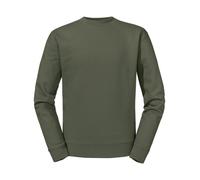 Russell Mens Sweatshirt Plain Cotton Blend Round Neck Pullover Sweat Top Jumper