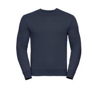 Russell Mens Sweatshirt Plain Cotton Blend Round Neck Pullover Sweat Top Jumper