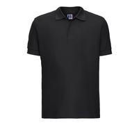 (M, Black) Russell Mens Ultimate Classic Cotton Polo Shirt