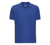 (S, Bright Royal Blue) Russell Mens Ultimate Classic Cotton Polo Shirt