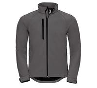 Russell Mens Water Resistant & Windproof Softshell Jacket (2XL) (Titanium)