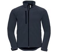Russell Mens Water Resistant & Windproof Softshell Jacket (L) (French Navy)