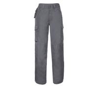 Russell Men's Work Wear Heavy Duty Trousers Pants(Regular) in Grey | Size: 42R Russell Grey 42R