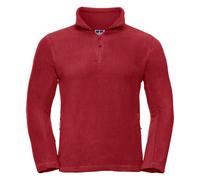 Russell Mens Zip Neck Outdoor Fleece Top PC5938