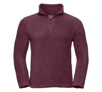 Russell Mens Zip Neck Outdoor Fleece Top PC5938