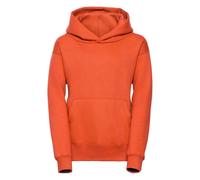 Russell Plain Hoodie in Orange | Size: 3-4 Years Russell Orange 3-4 Years