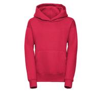Russell Plain Hoodie in Red | Size: 7-8 Years Russell Red 7-8 Years
