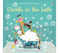 Russell Punter Giraffe in the Bath Paperback Book Russell Punter Multicolor