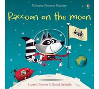 Russell Punter Raccoon on the Moon Paperback Book Russell Punter Multicolor